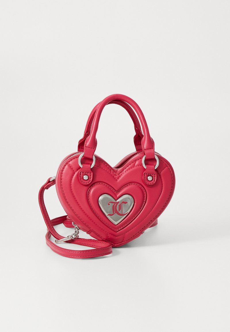 Juicy Couture EMILY HEART BAG UNISEX - Mala a tiracolo - pink