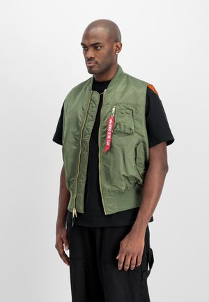 UNISEX - Waistcoat - sage green