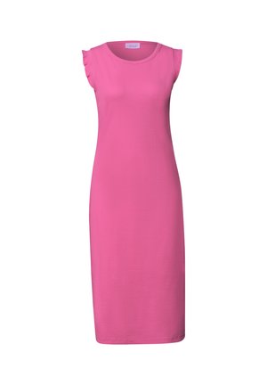 Street One Studio, MIDIKLEID MIT RUNDHALS IN UNIFARBE - Vestito di maglina - simply pink