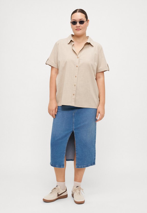 CARCOCO SHIRT - Button-down blouse - feather gray2