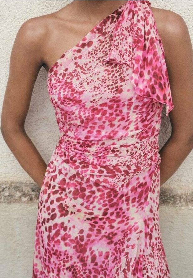 mango pink leopard print dress Mango Maxi dress - pink - (Pre-owned)
