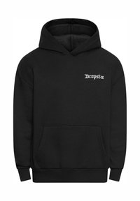 Dropsize HEAVY NUMBER - Kapuzenpullover - black
