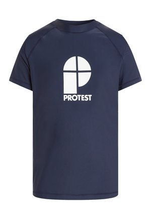 Protest, PROTEST RASHGUARD SHORT SLEEVE - Zwemshirt - night skyblue