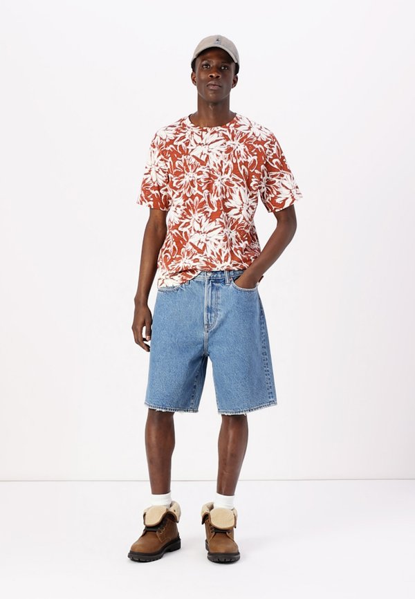 JORSPLIT CREW NECK - Print T-shirt - arabian spice2