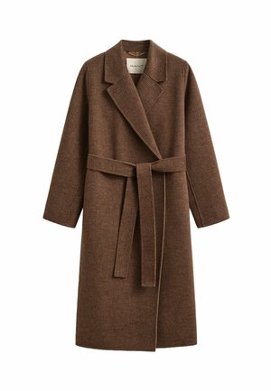 GANT, GANT HANDSTITCHED BELTED COAT - Manteau classique - deep brown