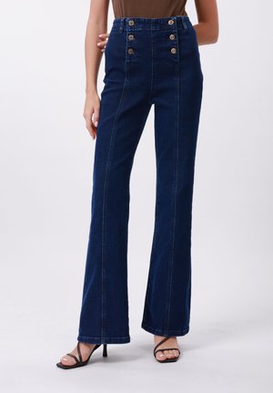 Flared Jeans - dark blue