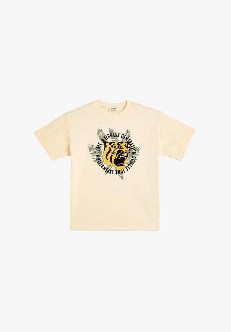 Koton TIGER - T-shirts print - white