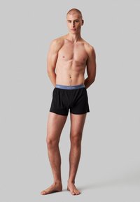 Calvin Klein Underwear - SLIM ICON 3 PACK - Boxer brief - black/indigo/micro chip/molten Immagine in miniatura 1