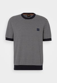 T-shirt BOSS Homme - Maille Mélange Coton & Cachemire - Coupe Décontractée - Manches Courtes