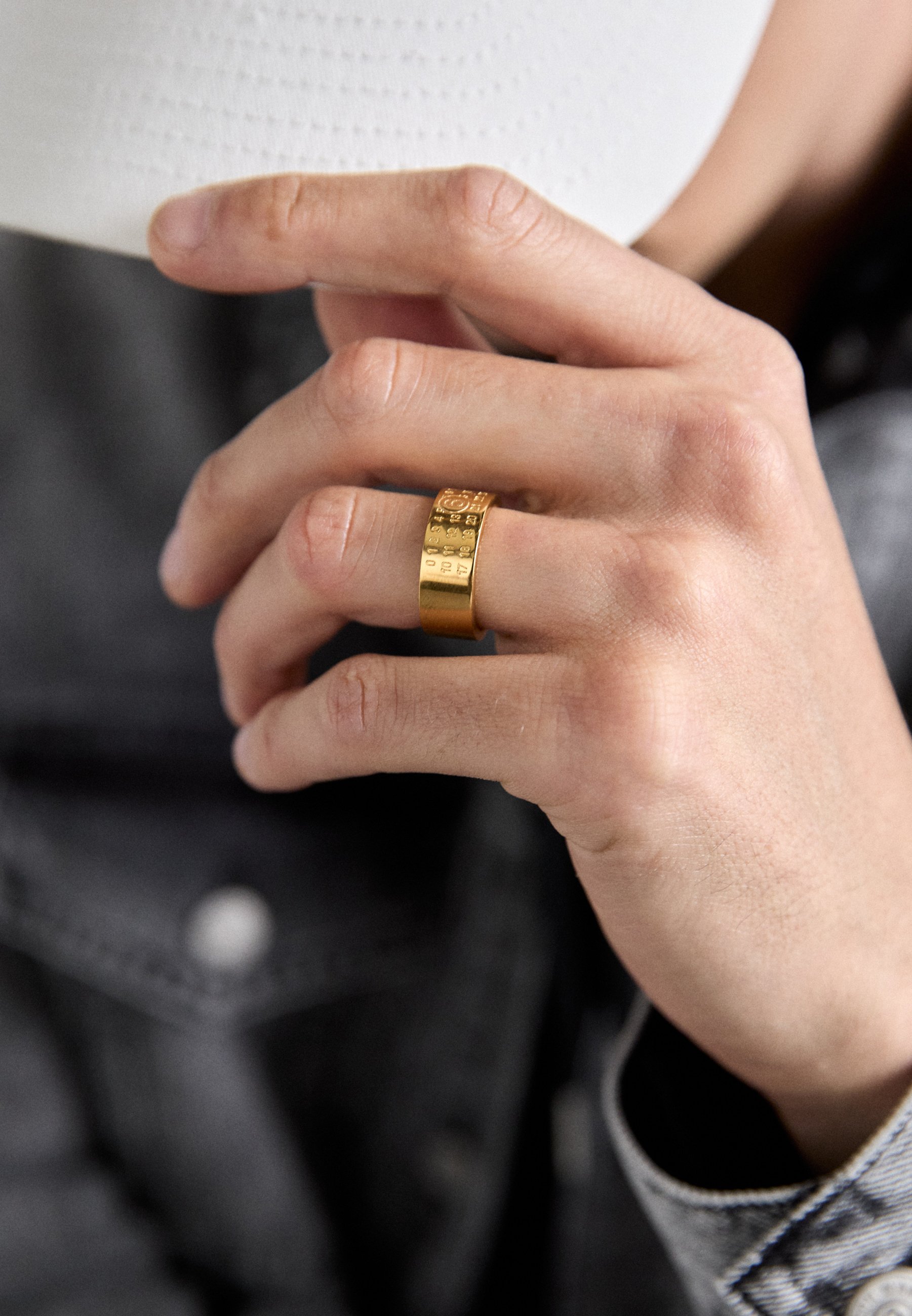 MM6 Maison Margiela MINIMAL LOGO UNISEX - Ring - polished