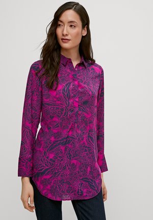 Blouse - pink floral print