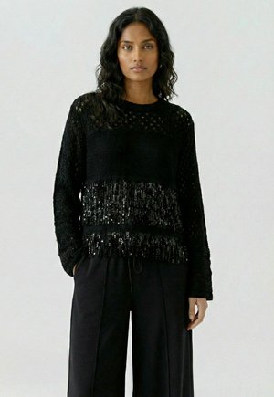 Oui, PULLOVER - Pullover - black