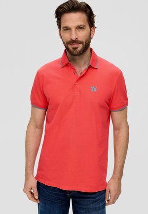 s.Oliver MIT LOGO - Poloshirt - dunkelorange