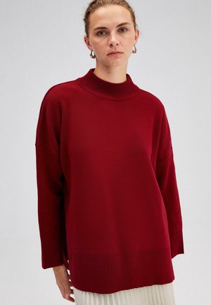 TURTLENECK  - Trui - burgundy