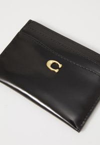 COACH SPAZZOLATO ESSENTIAL CARD CASE - Portafoglio - black