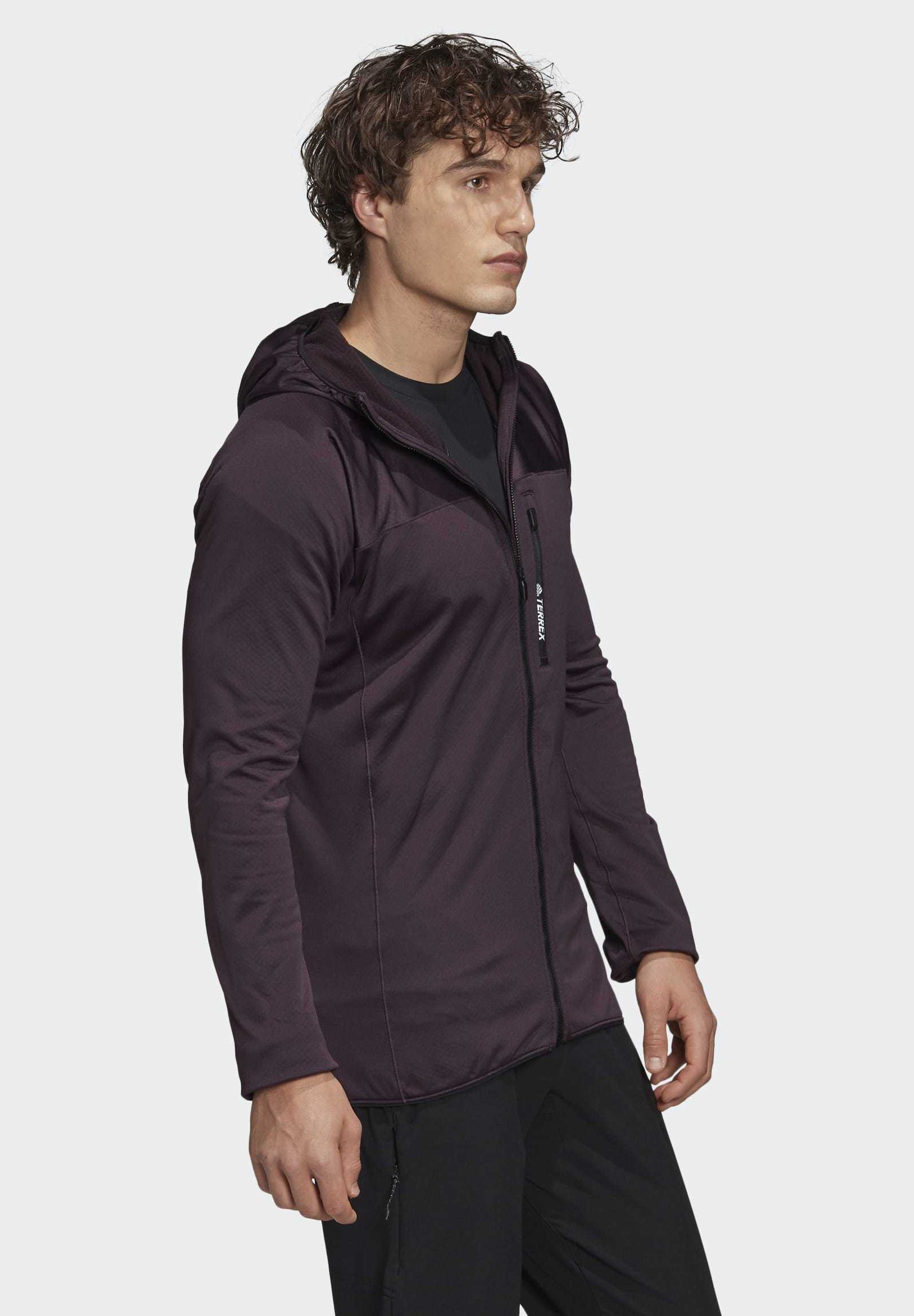 adidas Performance TRACEROCKER HOODED FLEECE JACKET adidas Performance TRACEROCKER HOODED FLEECE JACKET