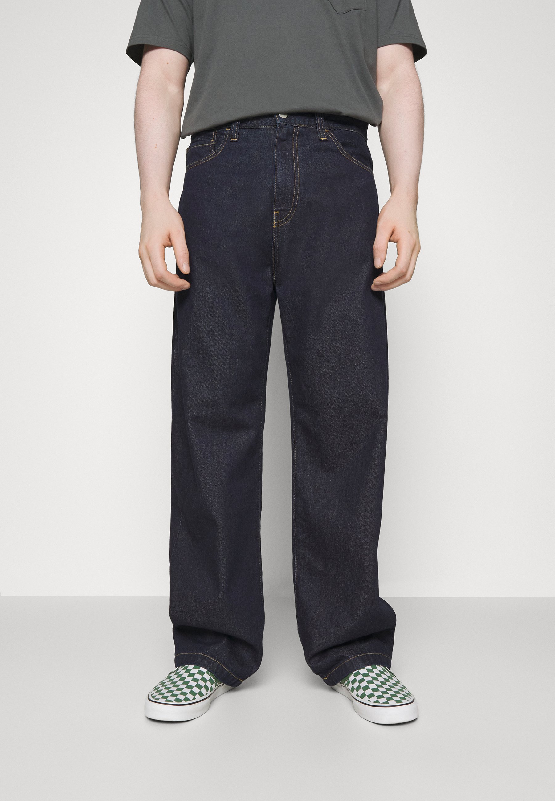 Carhartt WIP LANDON PANT - Baggy Jeans - blue rinsed/dark-blue