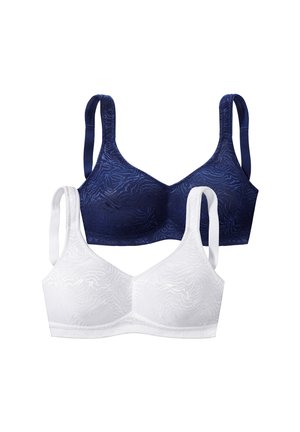 2 PACK - T-shirt bra - navy weiß