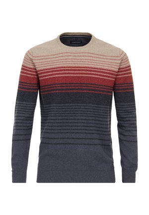 CASAMODA GESTREIFT - Jumper - mittelrot