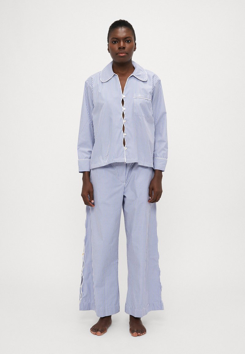 Sea FARRINGTON SLEEPWEAR SCALLOP PJ - Nattdrakt - blue/white