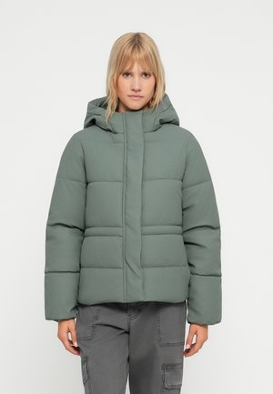 VMGRETA SOPHIA HOOD SHORT JACKET - Téli dzseki - balsam green