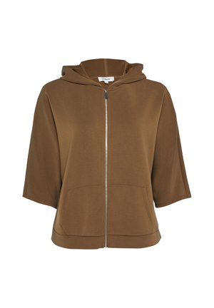 s.Oliver, Sweatjacke - dunkelbraun
