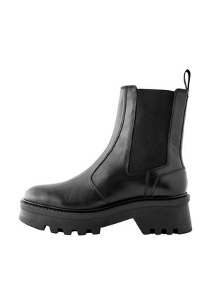 FOREVER COMFORT CHUNKY CHELSEA - Platåstövletter - black