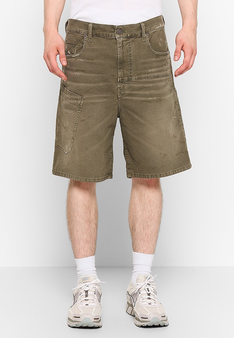 Diesel Jeansshort olijfgroen