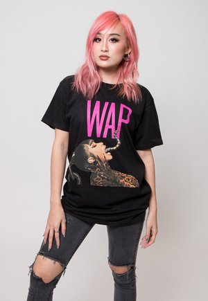 CARDI B DRIPPING SNAKE - Print T-shirt - black