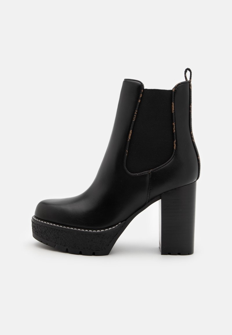 Guess Bottines à talons hauts - black