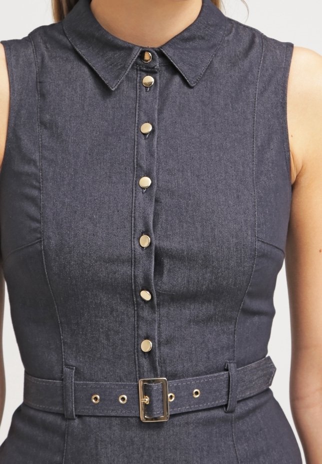 miss selfridge denim shirt dress Miss Selfridge - Denim Shirt Dress - Women - Cotton - 4 US