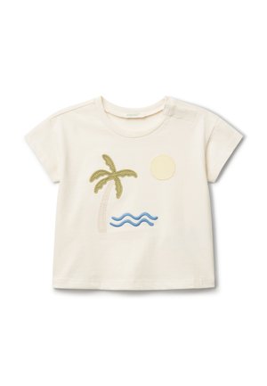 United Colors of Benetton T-shirt print - white