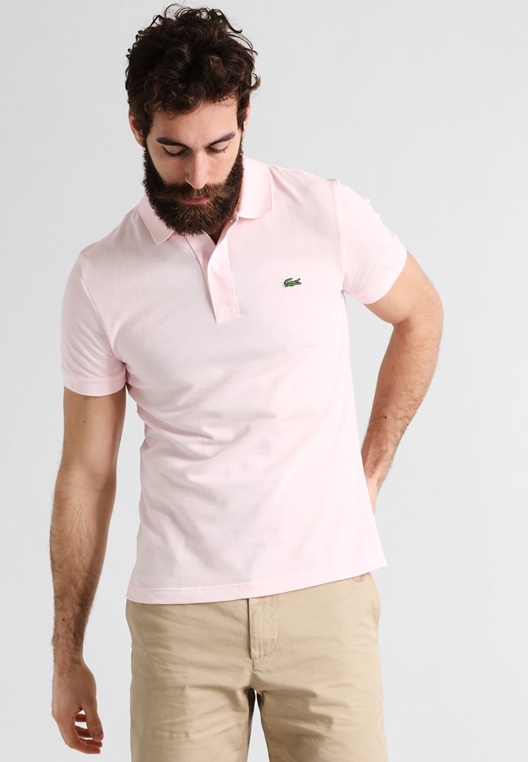 lacoste polo rosa