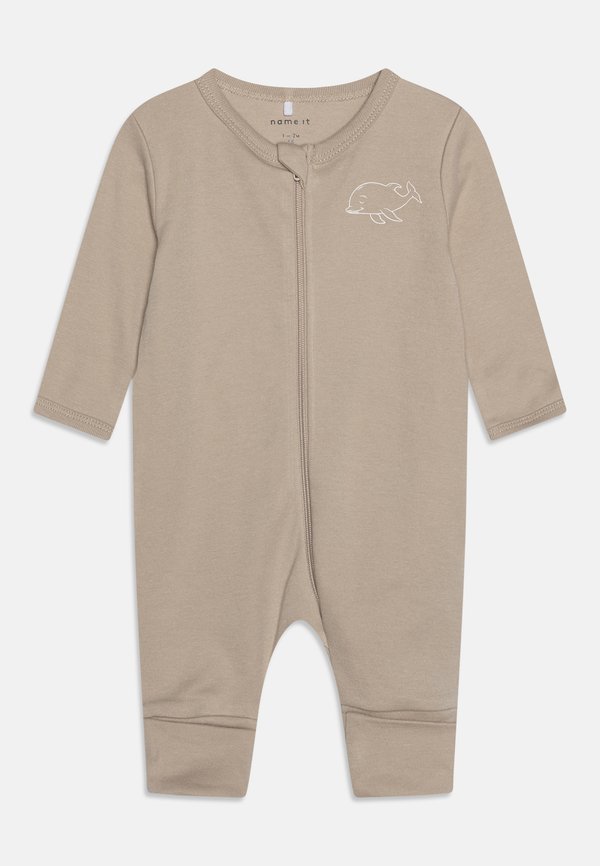 NBNNIGHTSUIT ZIP UNISEX 2 PACK - Pyjamas - beige2