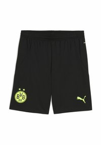 Pantaloni Puma Borussia Dortmund 20/21 Warm Up - Nero Puma/Cyber Giallo