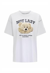 ONLVIVVI LIFE LOVELY - T-shirts print - bright white
