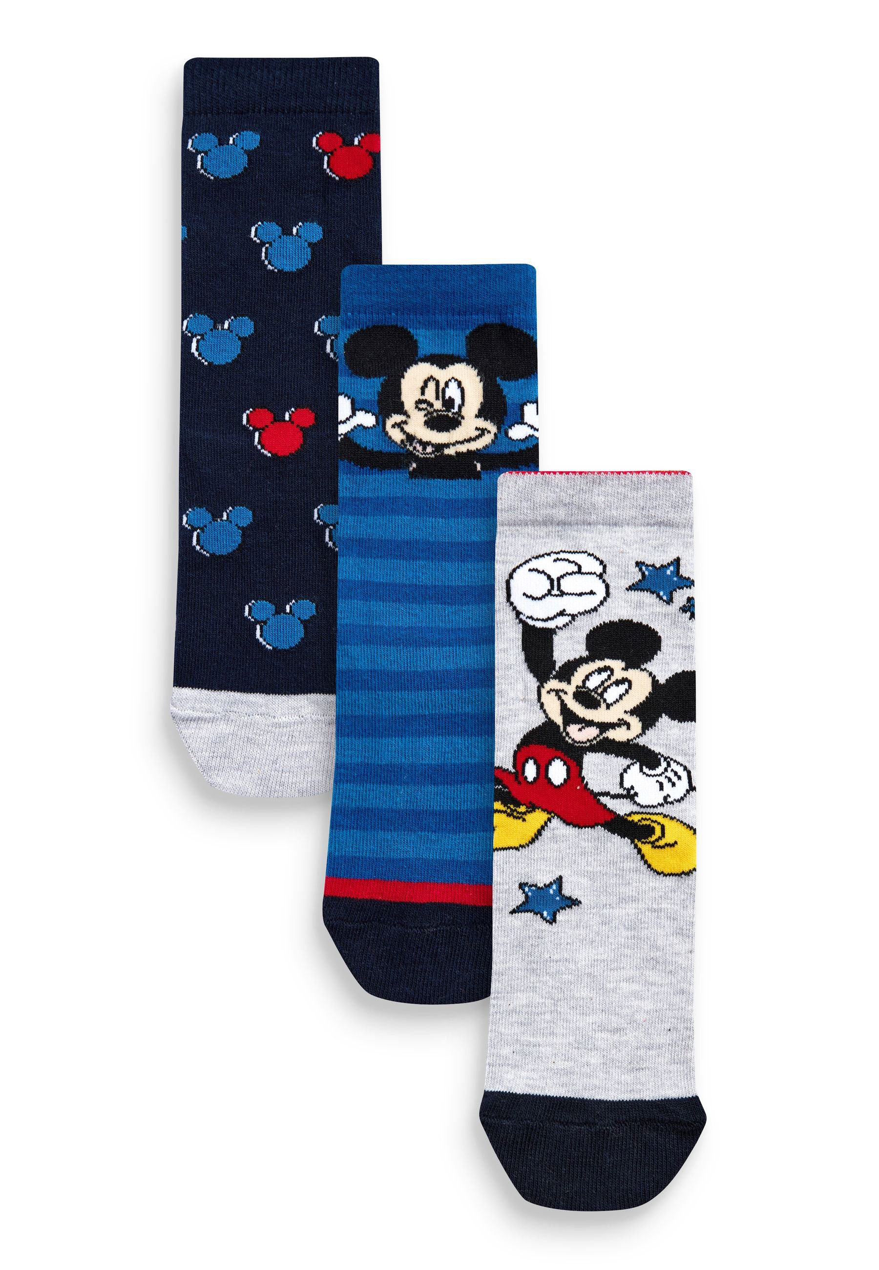 Next 3 PACK RICH - Sokken - red blue mickey mouse/blauw - Zalando.nl