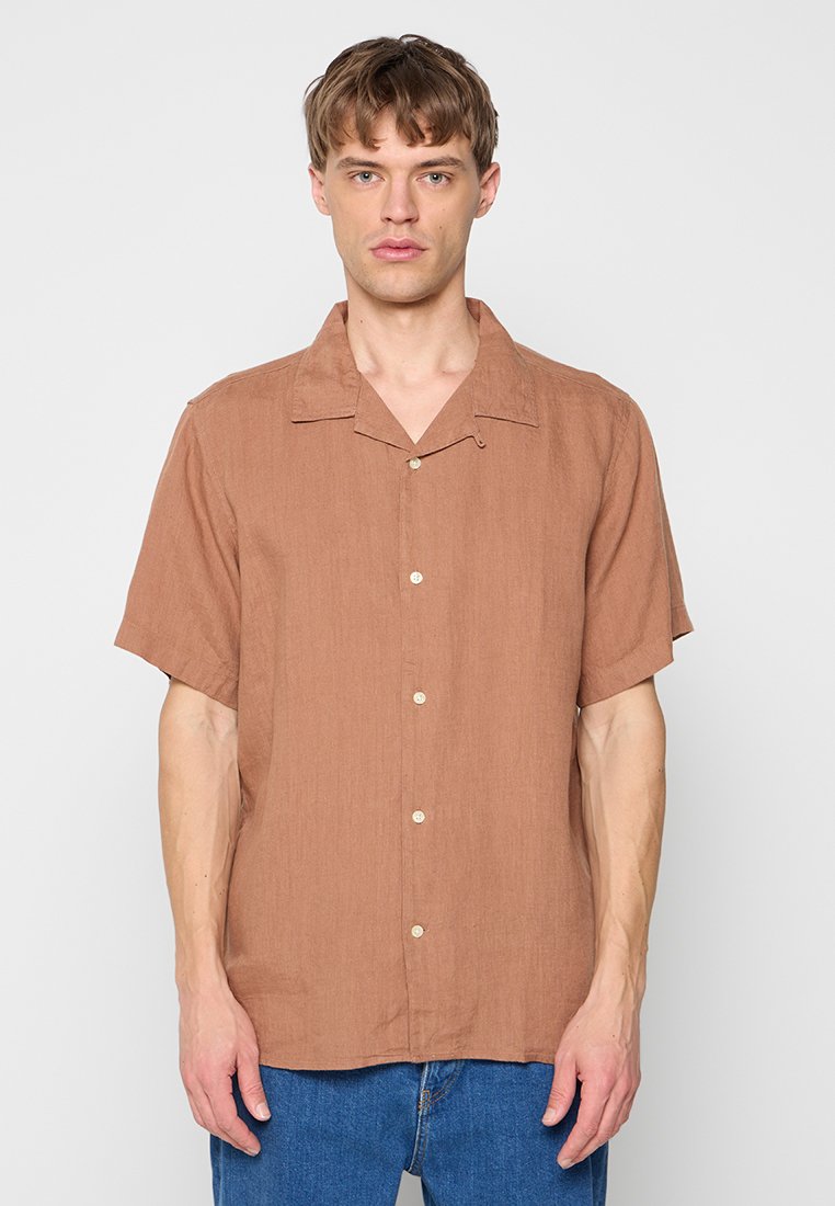 KnowledgeCotton Apparel Overhemd lichtbruin KnowledgeCotton Apparel Overhemd lichtbruin