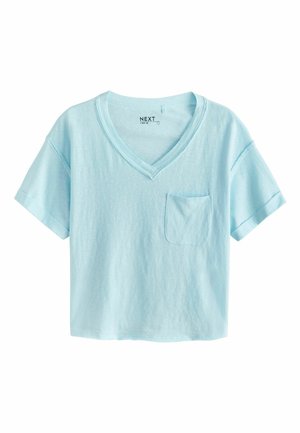 LOOK SHORT SLEEVE - Základné tričko - blue