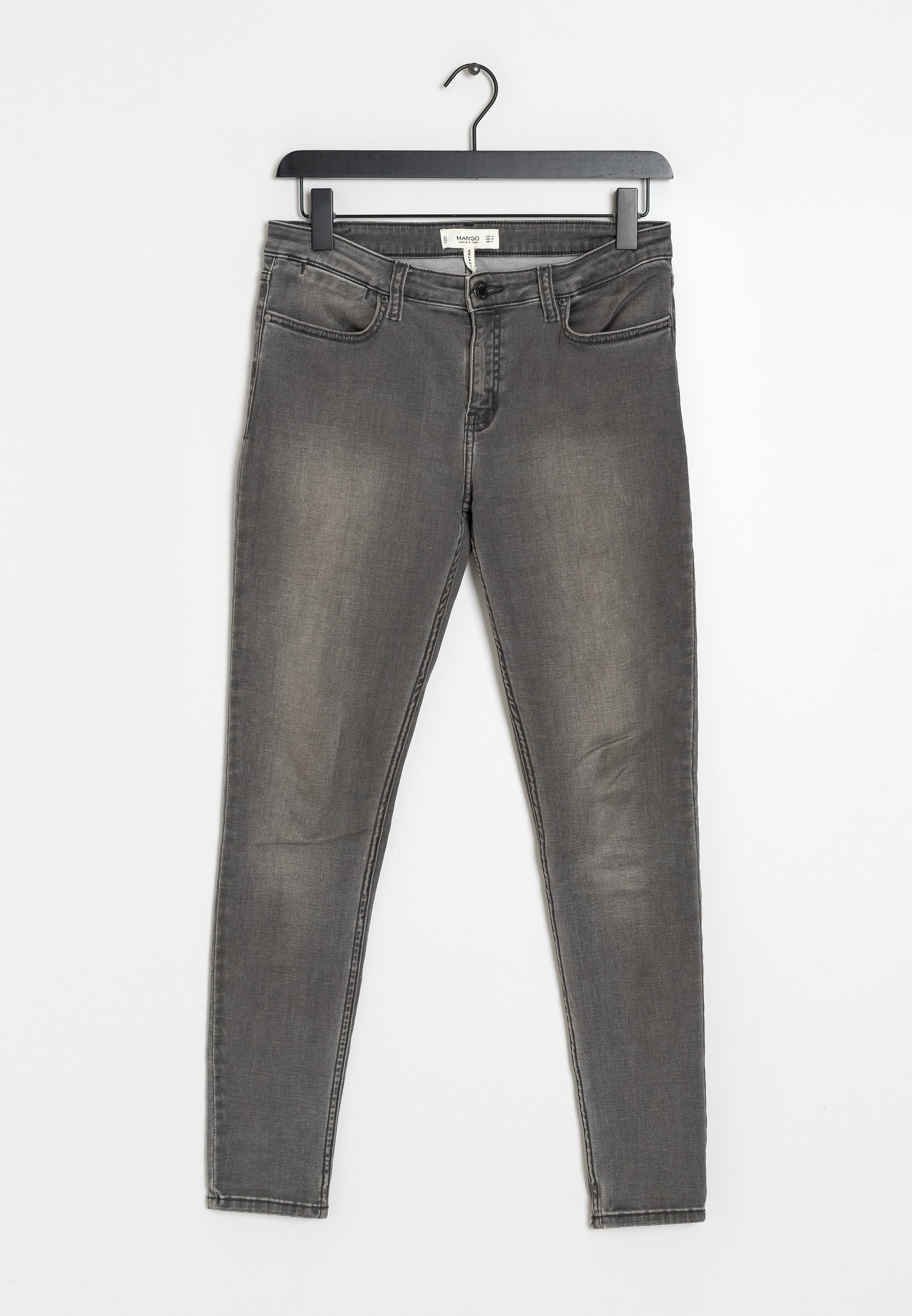Mango Vaqueros slim fit grey/gris (Segunda mano)