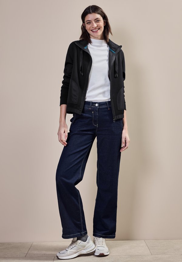 Sweatjacke - schwarz