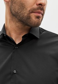 Next EASY CARE REGULAR FIT DOUBLE CUFF - Srajca - black