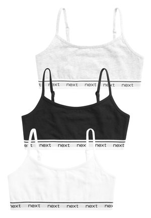 MONOCHROME 3 PACK STRAPPY CROP TOPS (OLDER) - Biustjė - black