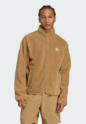 adidas Originals ESSENTIALS - Fleecejacke - cardboard