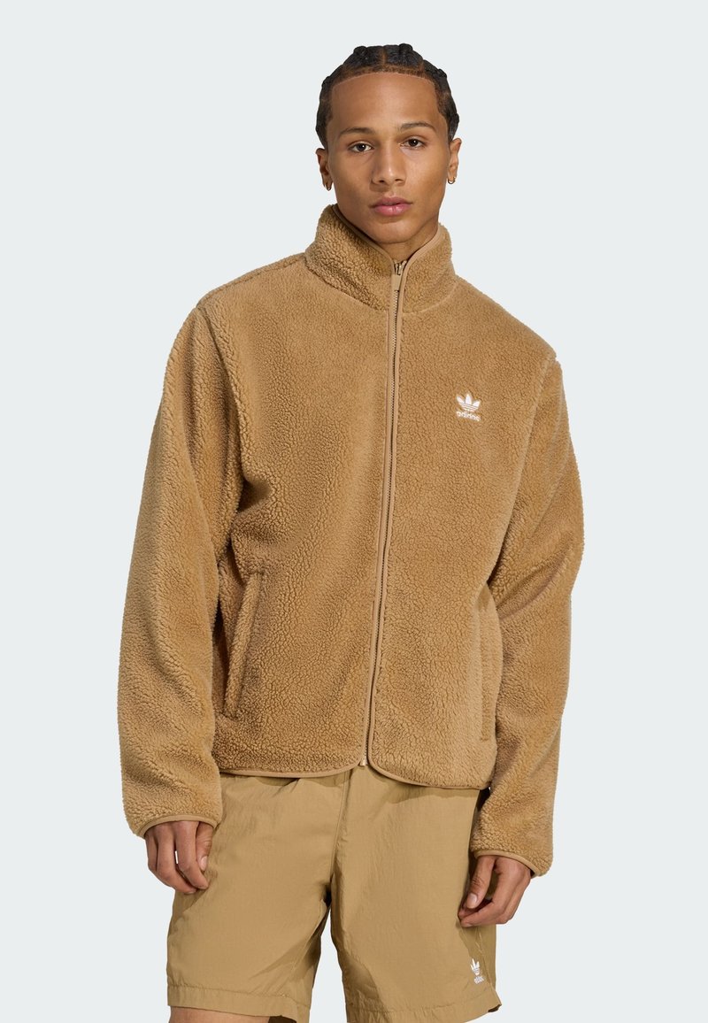 adidas Originals ESSENTIALS - Fleece jacket - cardboard