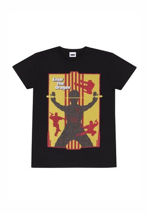 BRUCE LEE ENTER THE DRAGON POSTER - T-shirt con stampa - black