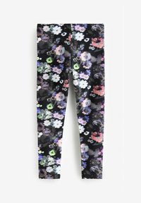 Next ANIMAL PRINT - Leggings - Byxor - black purple floral