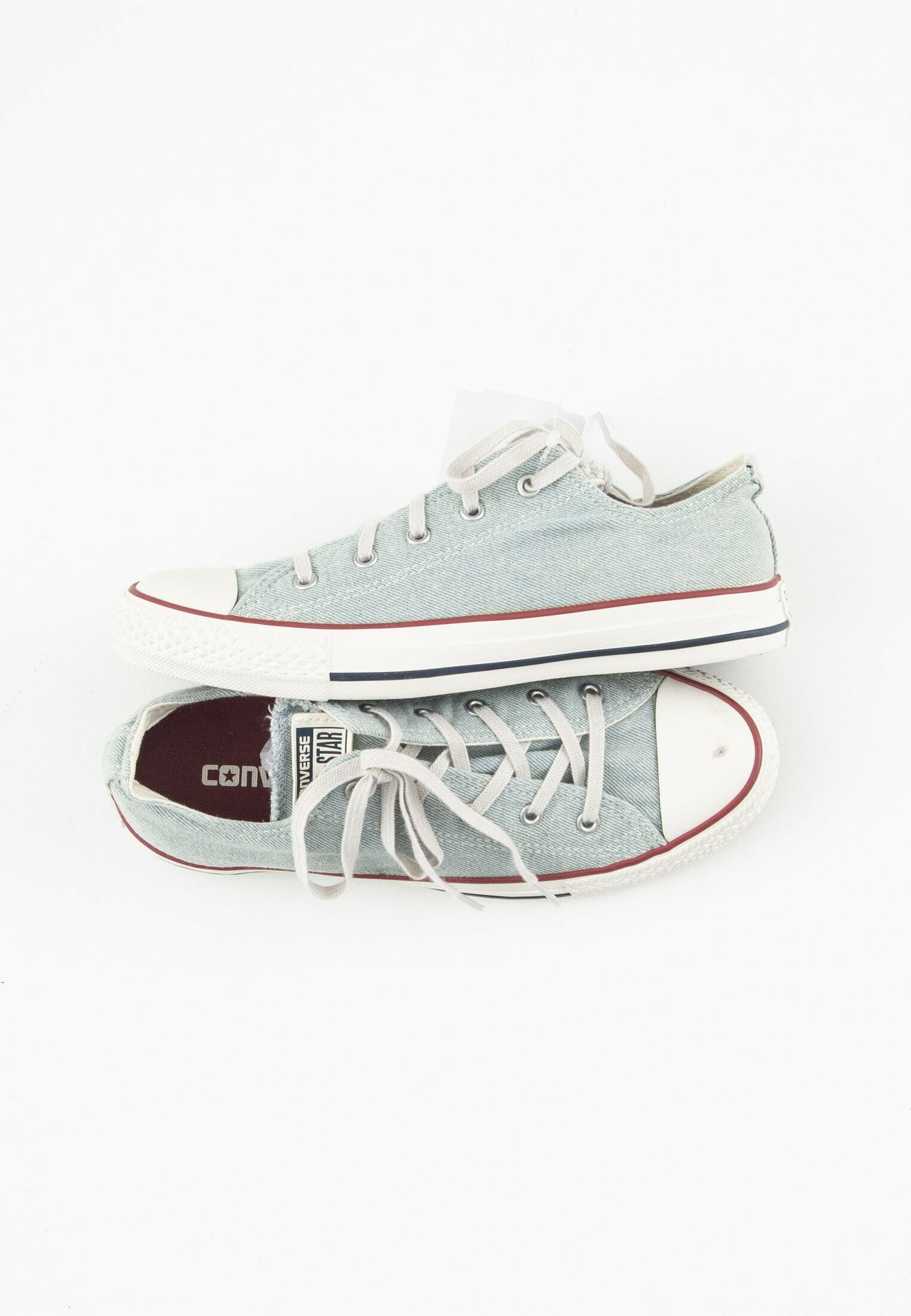 converse satin bleu