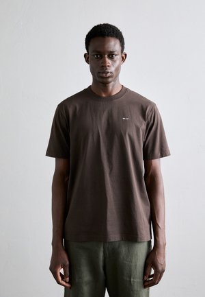 ADAM EMB - T-shirt basique - coffee