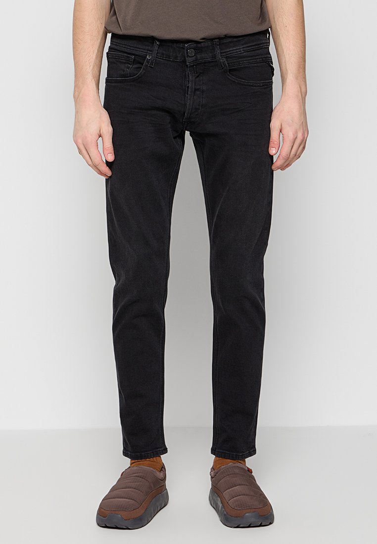Replay Slim fit jeans zwart Replay Slim fit jeans zwart
